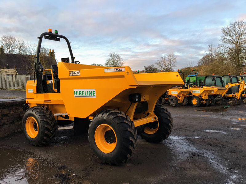 9 Tonne dumper hire in East Lothian by Hireline, click here and book online