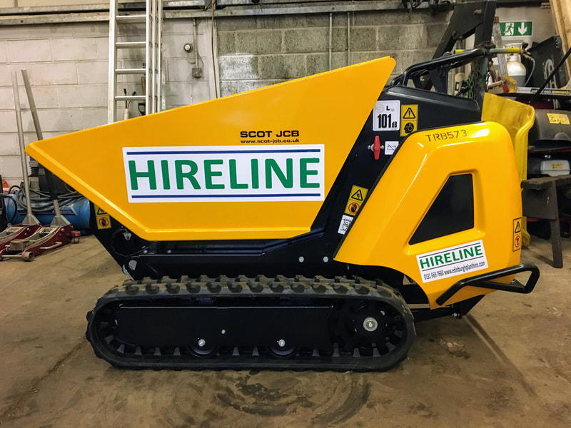 Walk-behind Barrow dumper hire in East Lothian, click here to order online