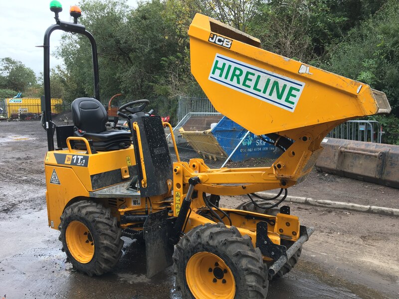 1 Tonne high-lift dumper hire in East Lothian by Hireline, click here and book online
