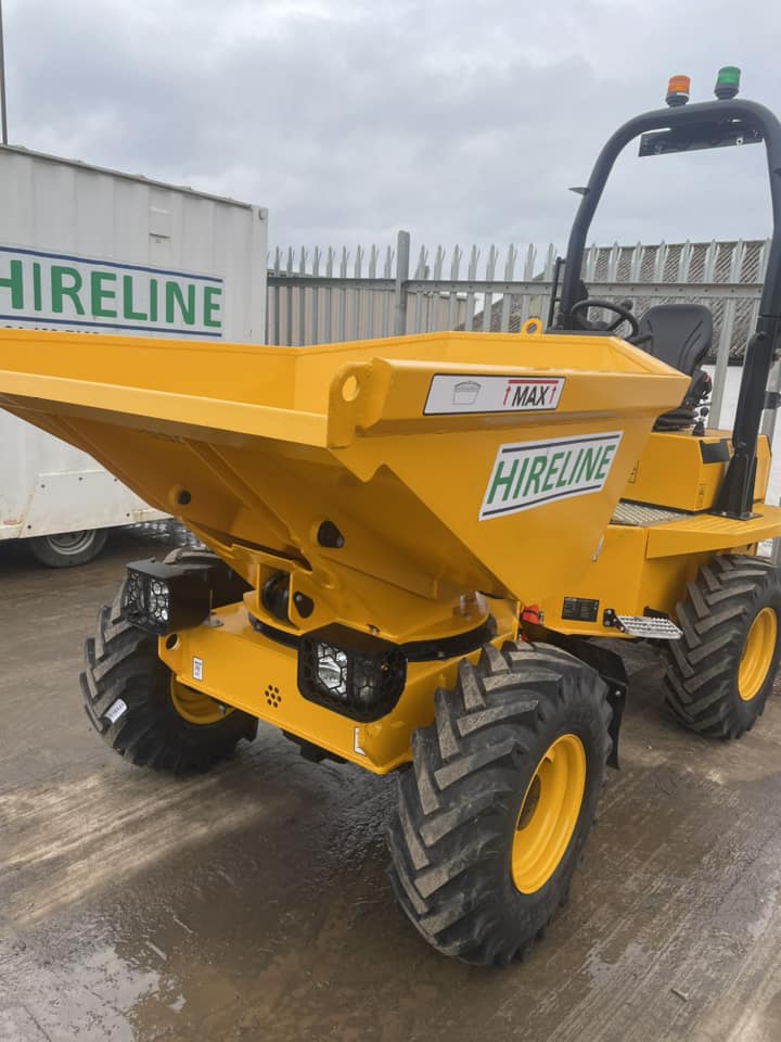3 Tonne swivel dumper hire in East Lothian, click here and book a 3-t dumper online from Hireline plant hire in Scotland