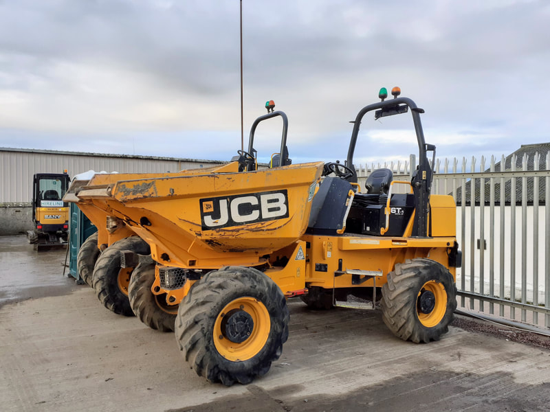 6T swivel dumper hire hire in Edinburgh and West Lothian by Hireline Plant. click here and book online