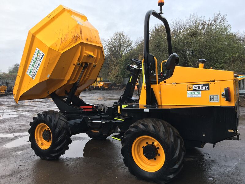 6 tonne swivel dumper hire in East Lothian by Hireline, click here and book online