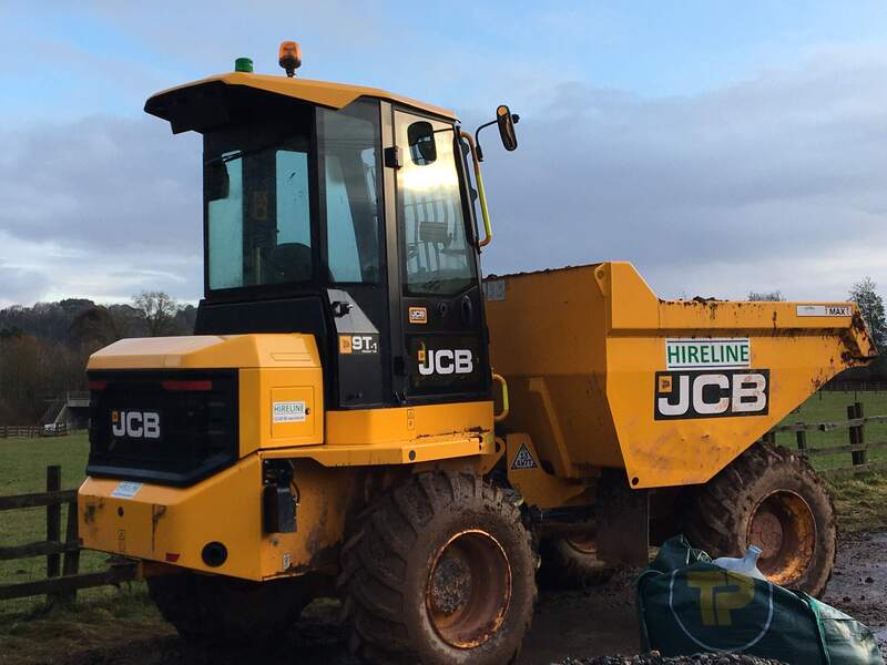 Cabbed dumper hire in East Lothian by Hireline, click here and book online