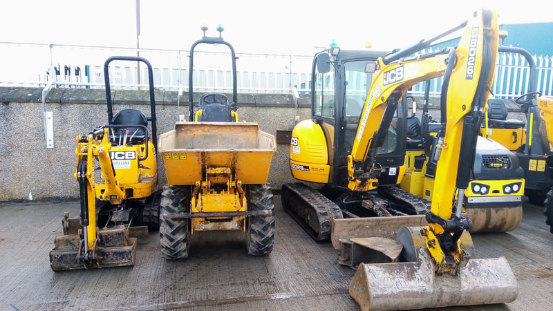 Mini excavator hire in East Lothian by Hireline, click here.