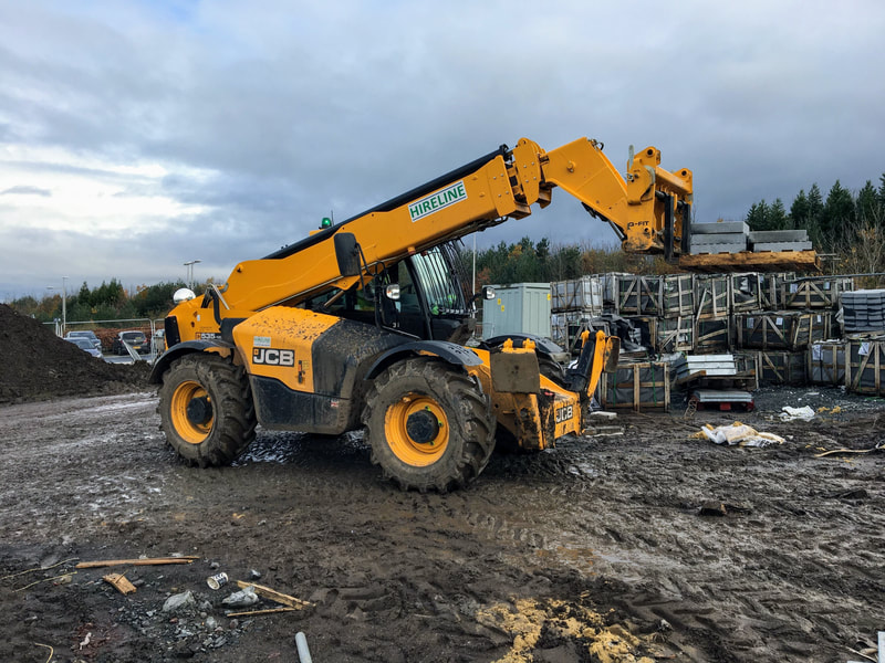 12M Telehandler Hire in East Lothian by Hireline, click here and book online