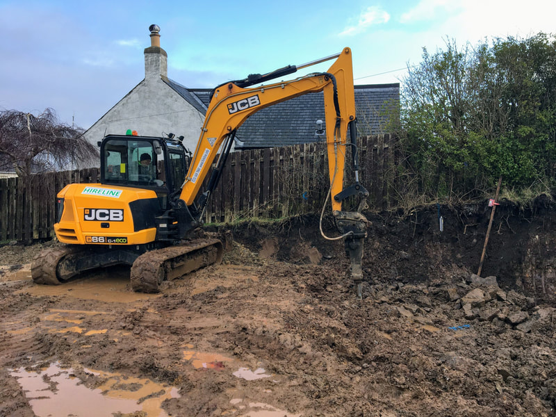 9 tonne self drive excavator hire in Edinburgh, Scotland by Hireline, click here.