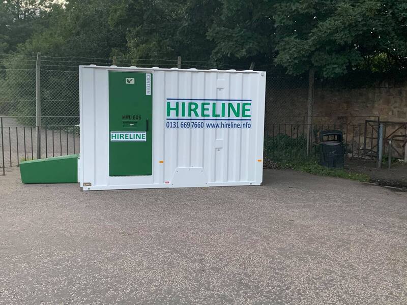 Mobile site welfare unit hire in East Lothian by Hireline, click here and book online