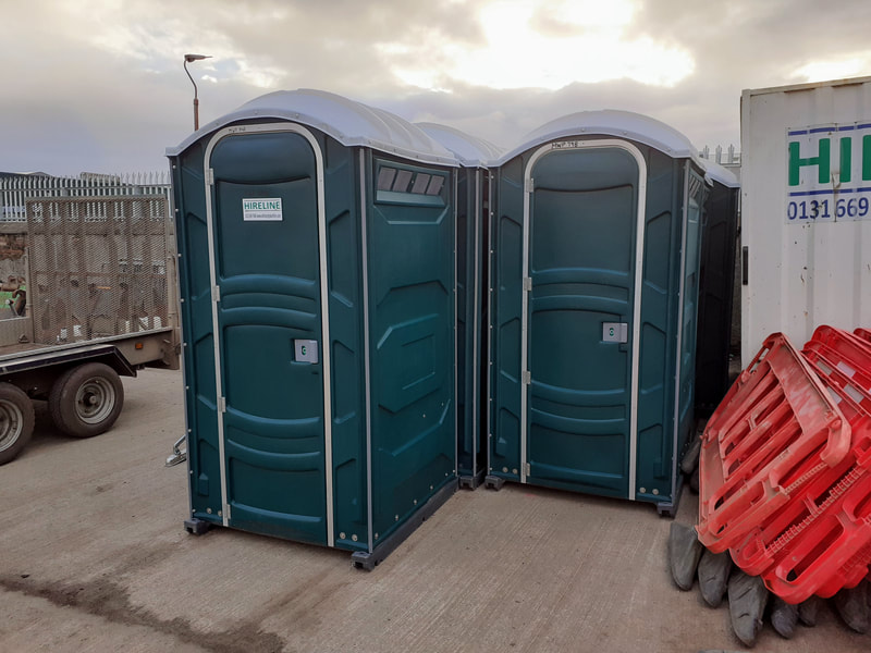 Portable site toilet hire in East Lothian, Edinburgh, West Lothian, Midlothian, Fife and Central Scotland, click here for a quote