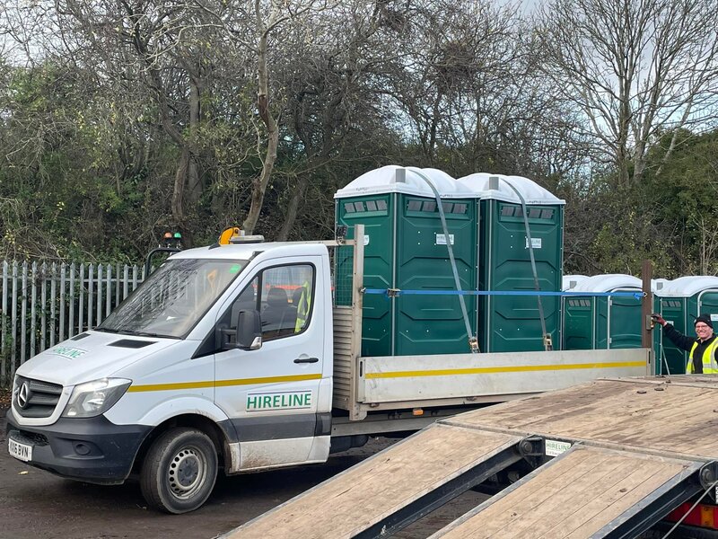 Portable toilet hire in East Lothian by Hireline, click here and book online