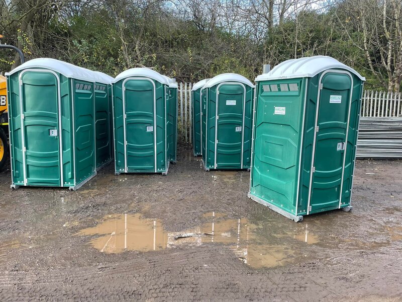 Site toilet hire in the Scottish Borders by Hireline Ltd