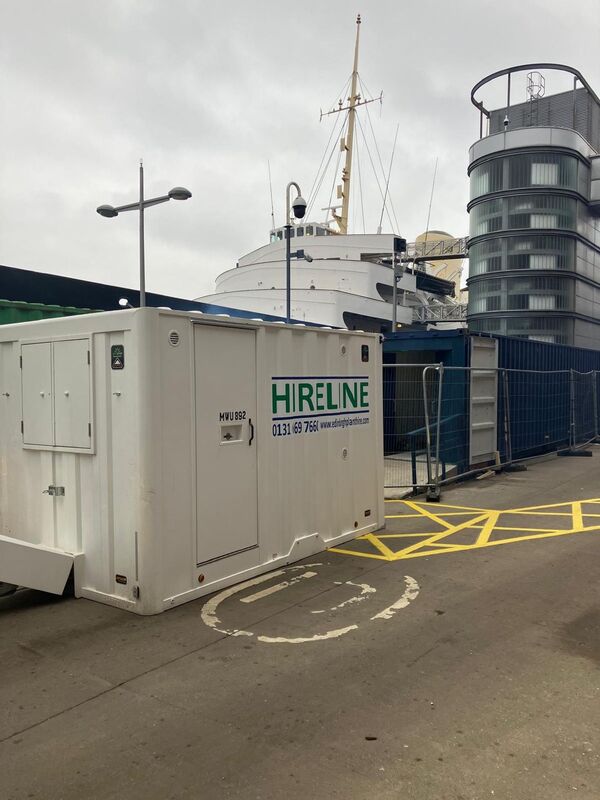 Site accommodation hire in Edinburgh by Hireline Ltd, click here for a site accommodation quote in the Edinburgh area